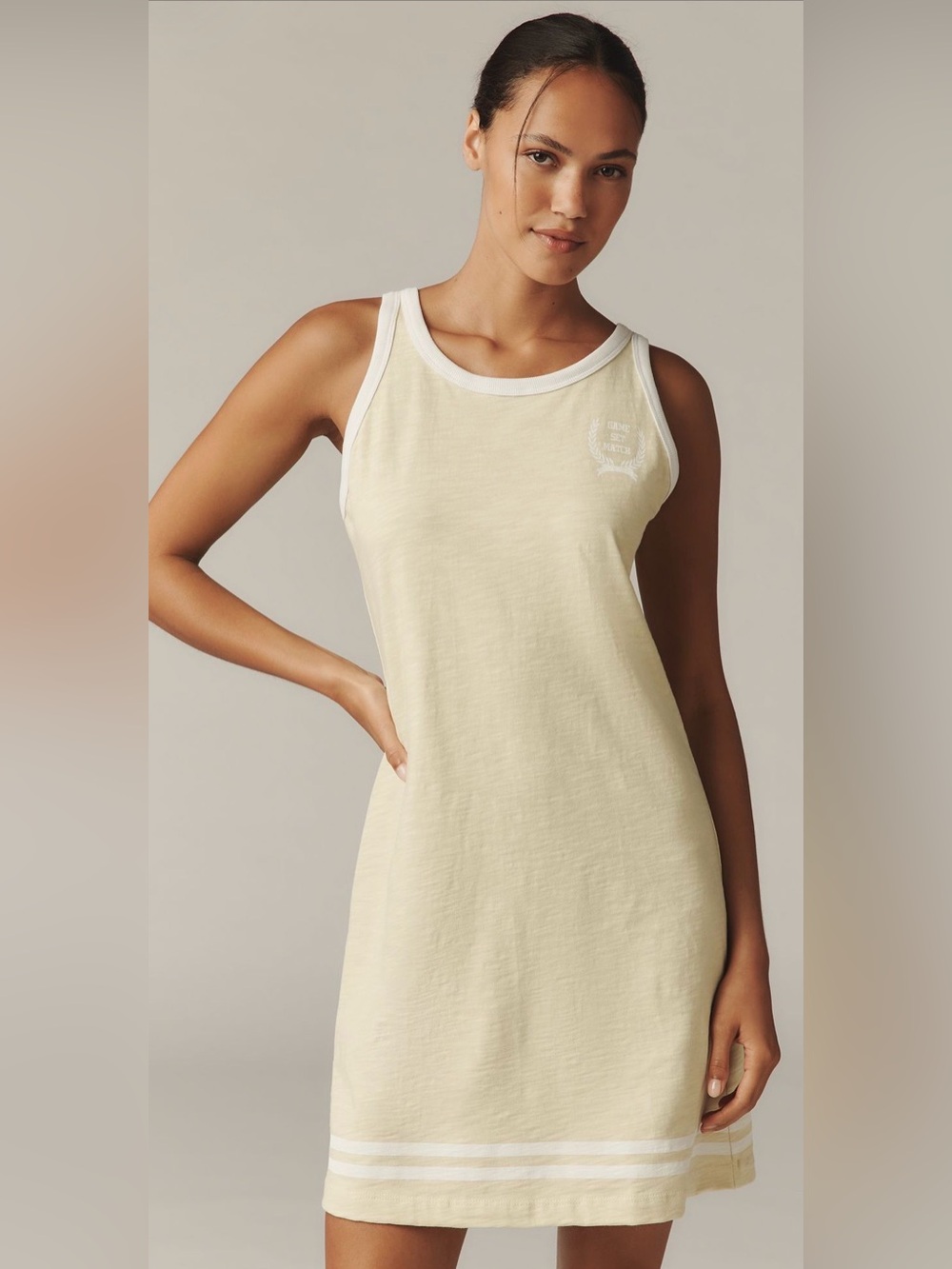 Sundry Anthropologie Racer Cotton Dress